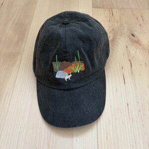 Cactus Desert Hat - Adjustable - Charcoal